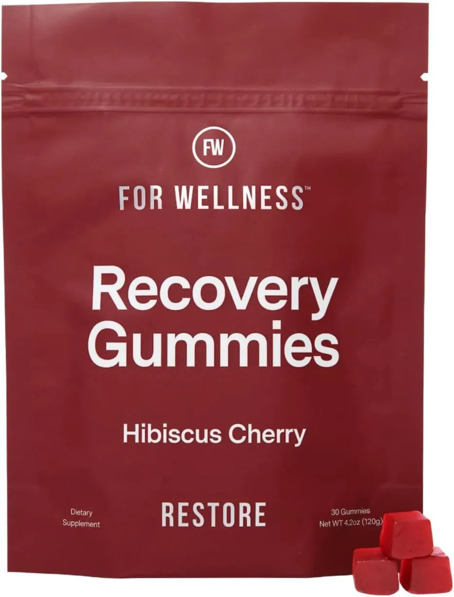 FOR WELLNESS - For Wellness Recovery Gummies Tart Cherry 30 Gomitas - The Red Vitamin MX - Suplementos Alimenticios - {{ shop.shopifyCountryName }}