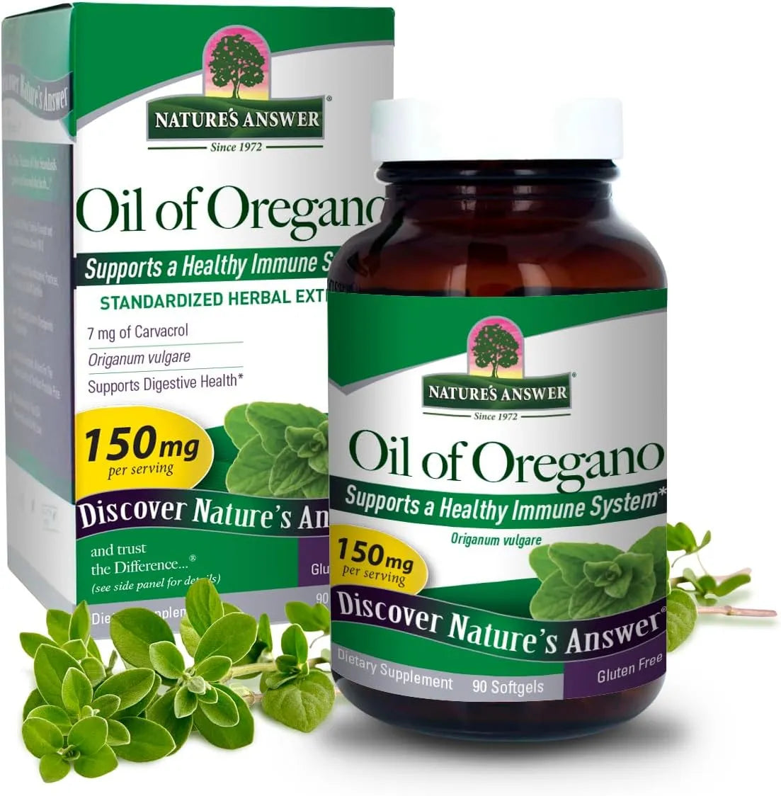 NATURE´S ANSWER - Nature's Answer Oil of Oregano 150Mg. 90 Capsulas Blandas - The Red Vitamin MX - Suplementos Alimenticios - {{ shop.shopifyCountryName }}
