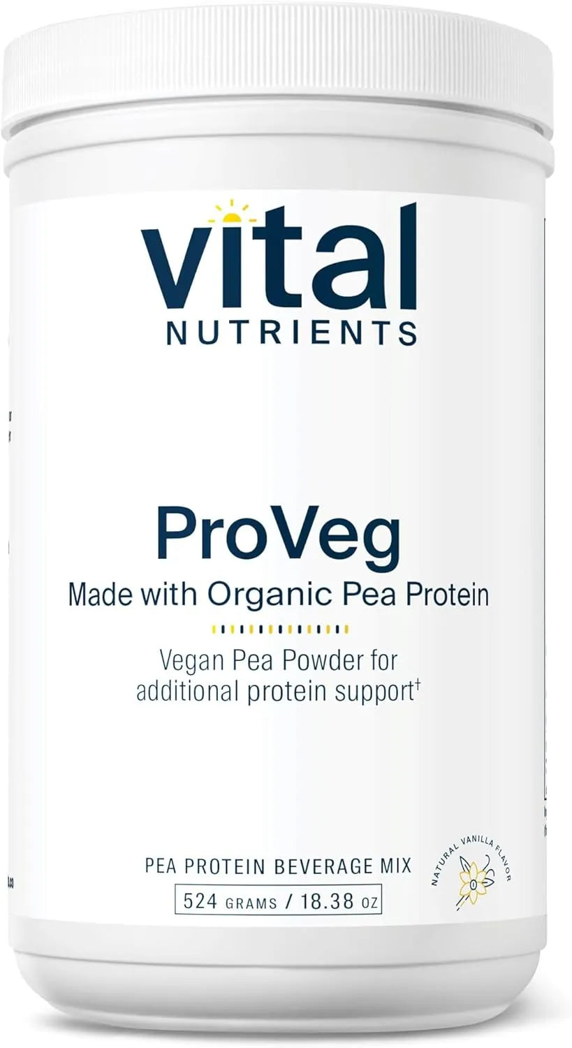 VITAL NUTRIENTS - Vital Nutrients ProVeg Organic Pea Protein 16 Servicios Natural Vanilla Flavor 524Gr. - The Red Vitamin MX - Suplementos Alimenticios - {{ shop.shopifyCountryName }}