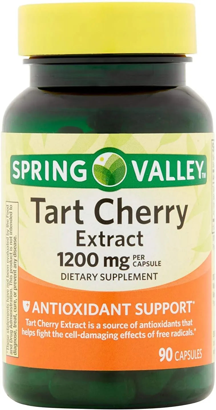 SPRING VALLEY - Spring Valley Tart Cherry Extract 1200Mg. 90 Capsulas - The Red Vitamin MX - Suplementos Alimenticios - {{ shop.shopifyCountryName }}