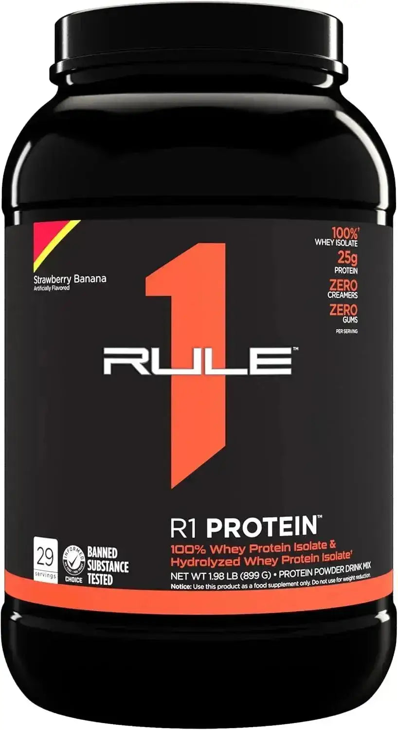 RULE ONE - Rule One Proteins R1 Protein Strawberry Banana 899Gr. - The Red Vitamin MX - Suplementos Alimenticios - {{ shop.shopifyCountryName }}