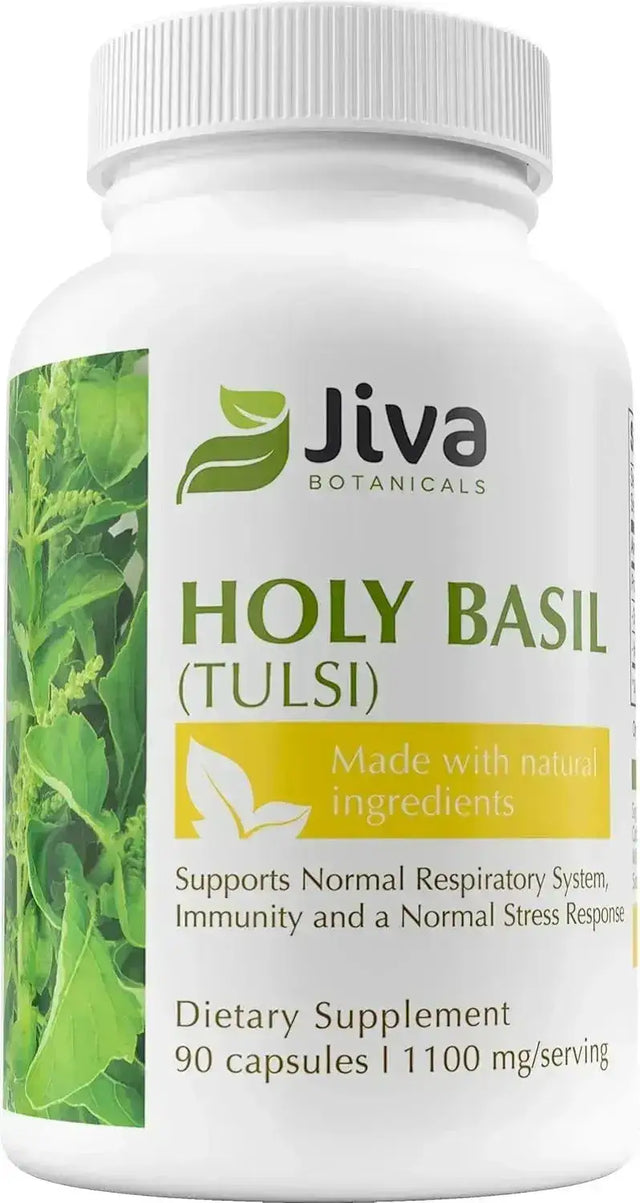 JIVA BOTANICALS - Jiva Botanicals Holy Basil 90 Capsulas - The Red Vitamin MX - Suplementos Alimenticios - {{ shop.shopifyCountryName }}
