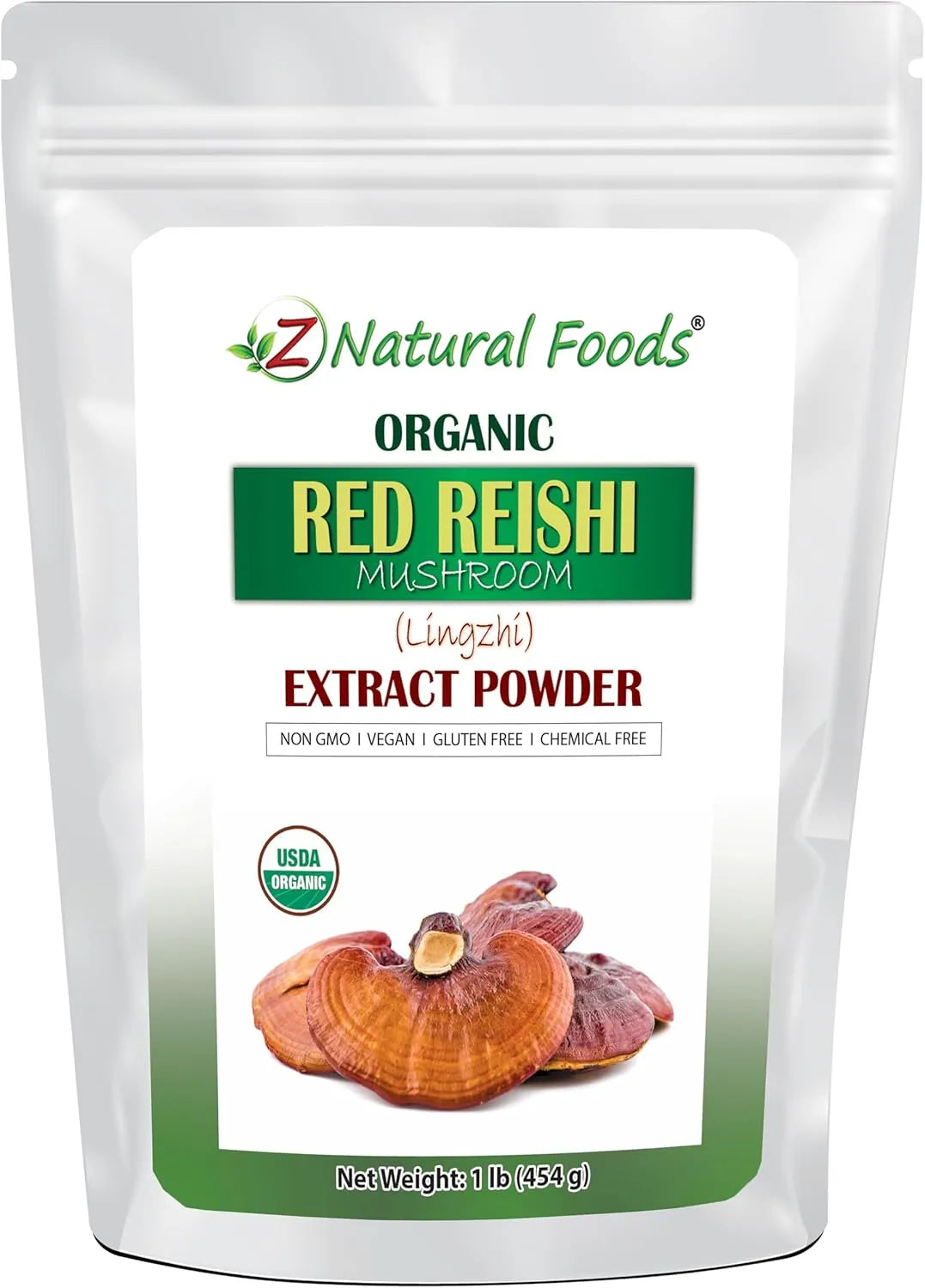 Z NATURAL FOODS - Z Natural Foods Organic Reishi Mushroom Extract Powder 454Gr. - The Red Vitamin MX - Suplementos Alimenticios - {{ shop.shopifyCountryName }}