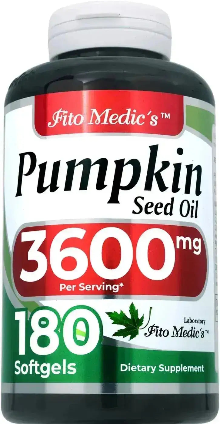 FITO MEDIC´S - FITO MEDIC'S Lab Pumpkin Seed Oil 3600Mg. 180 Capsulas Blandas - The Red Vitamin MX - Suplementos Alimenticios - {{ shop.shopifyCountryName }}