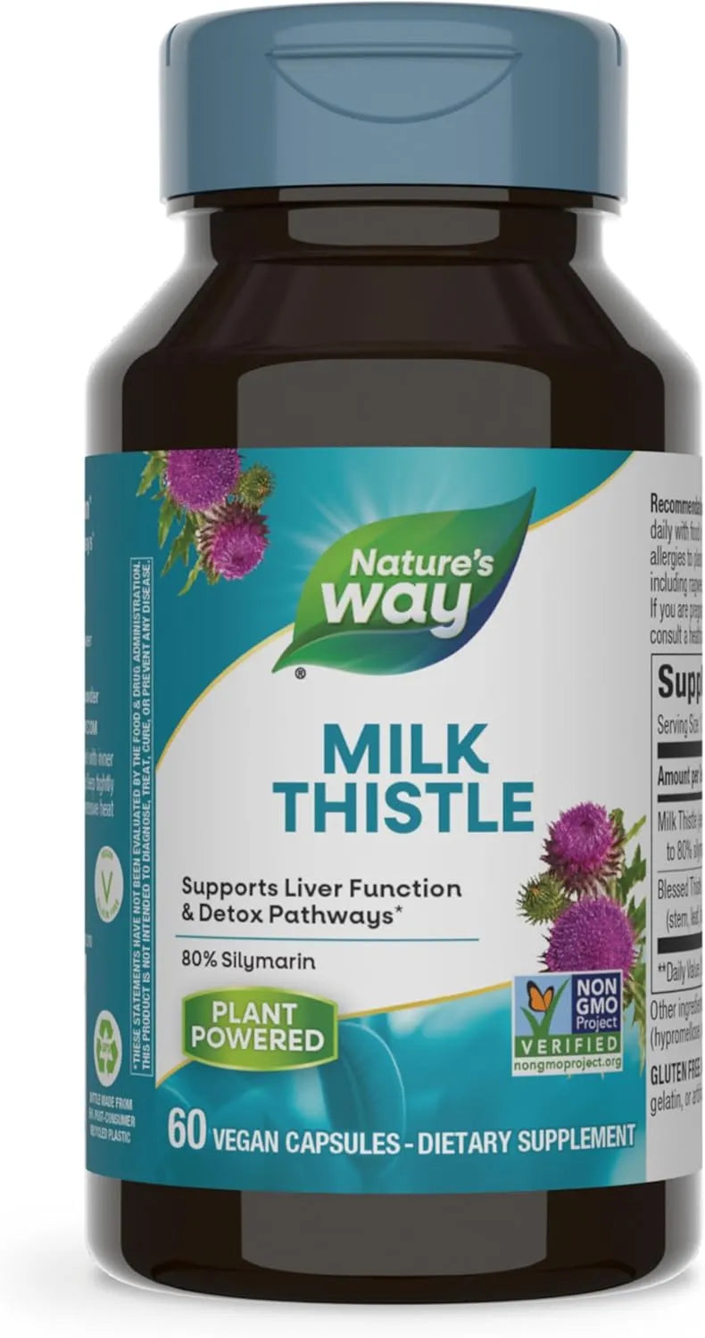 NATURE'S WAY - Nature's Way Milk Thistle 60 Capsulas - The Red Vitamin MX - Suplementos Alimenticios - {{ shop.shopifyCountryName }}