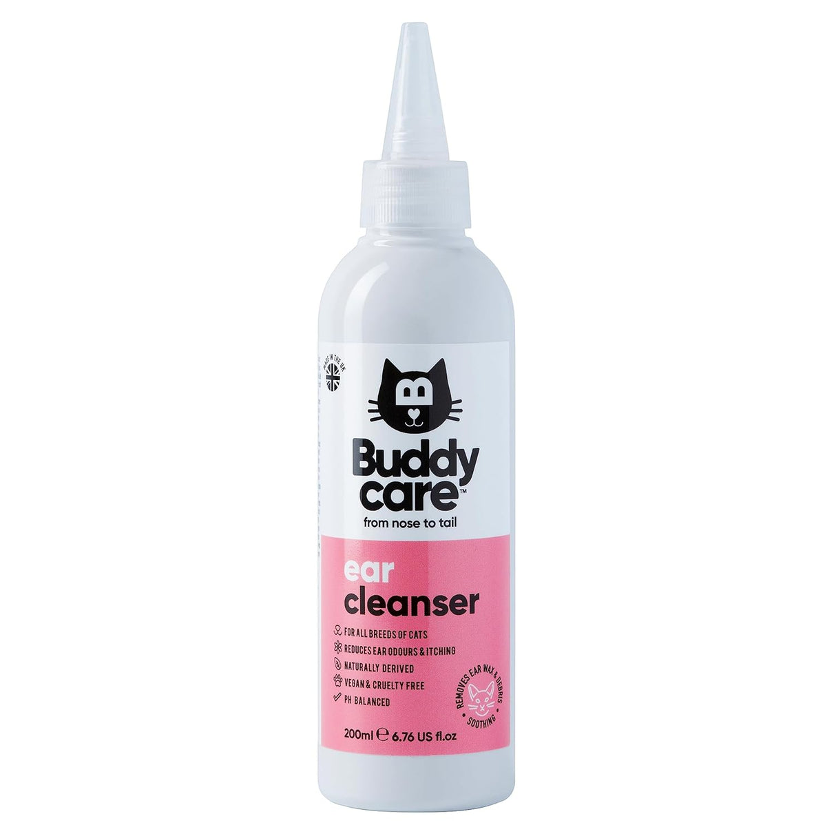 Buddycare Cat Ear Cleanser 200Ml.