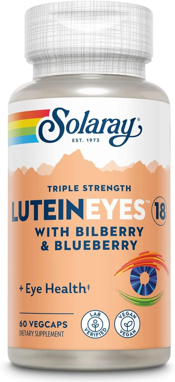 SOLARAY - Solaray Triple Strength Lutein Eyes 18Mg. 60 Capsulas - The Red Vitamin MX - Suplementos Alimenticios - {{ shop.shopifyCountryName }}
