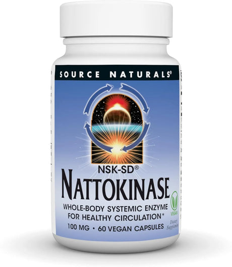 SOURCE NATURALS - Source Naturals NSK-SD Nattokinase 100Mg. 60 Capsulas - The Red Vitamin MX - Suplementos Alimenticios - {{ shop.shopifyCountryName }}