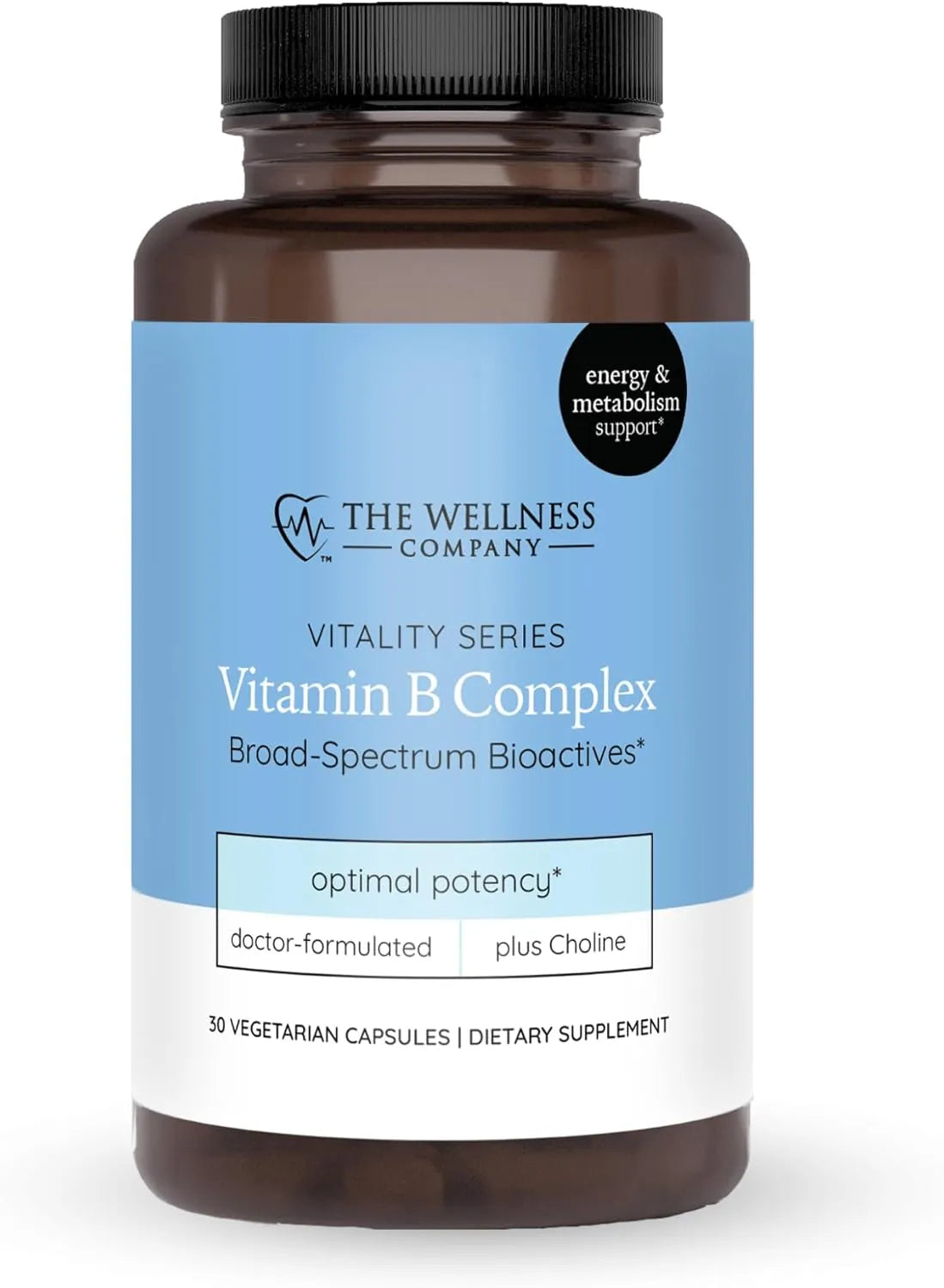 THE WELLNESS COMPANY - The Wellness Company Vitamin B Complex 30 Capsulas - The Red Vitamin MX - Suplementos Alimenticios - {{ shop.shopifyCountryName }}