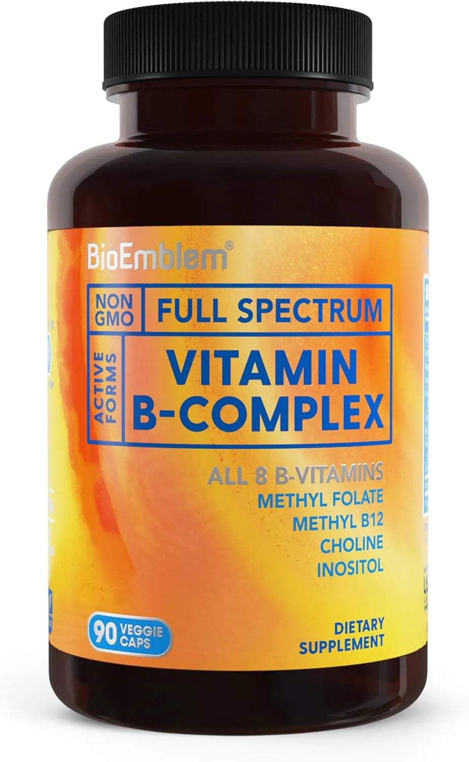 BIOEMBLEM - BioEmblem Vitamin B-Complex 90 Capsulas - The Red Vitamin MX - Suplementos Alimenticios - {{ shop.shopifyCountryName }}