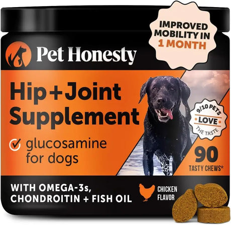PET HONESTY - Pet Honesty Hip & Joint Health Chicken 90 Masticables - The Red Vitamin MX - Cuidado De Cadera Y Articulaciones Para Perros - {{ shop.shopifyCountryName }}