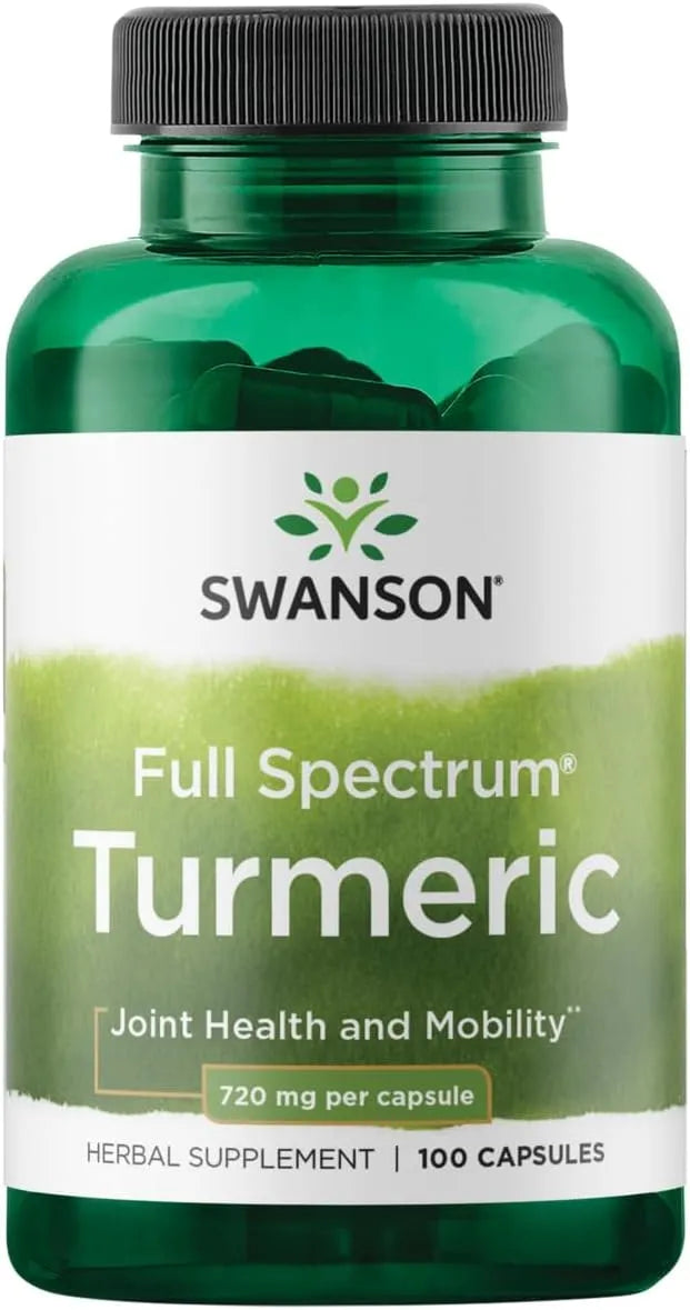 SWANSON - Swanson Full Spectrum Turmeric 720Mg. 100 Capsulas - The Red Vitamin MX - Suplementos Alimenticios - {{ shop.shopifyCountryName }}