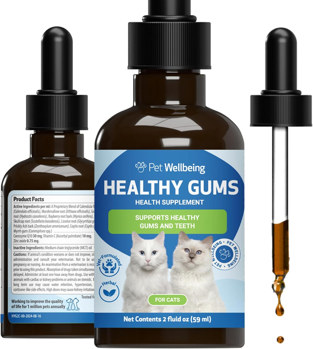 Pet Wellbeing Healthy Gums for Cats 2 Fl.Oz.