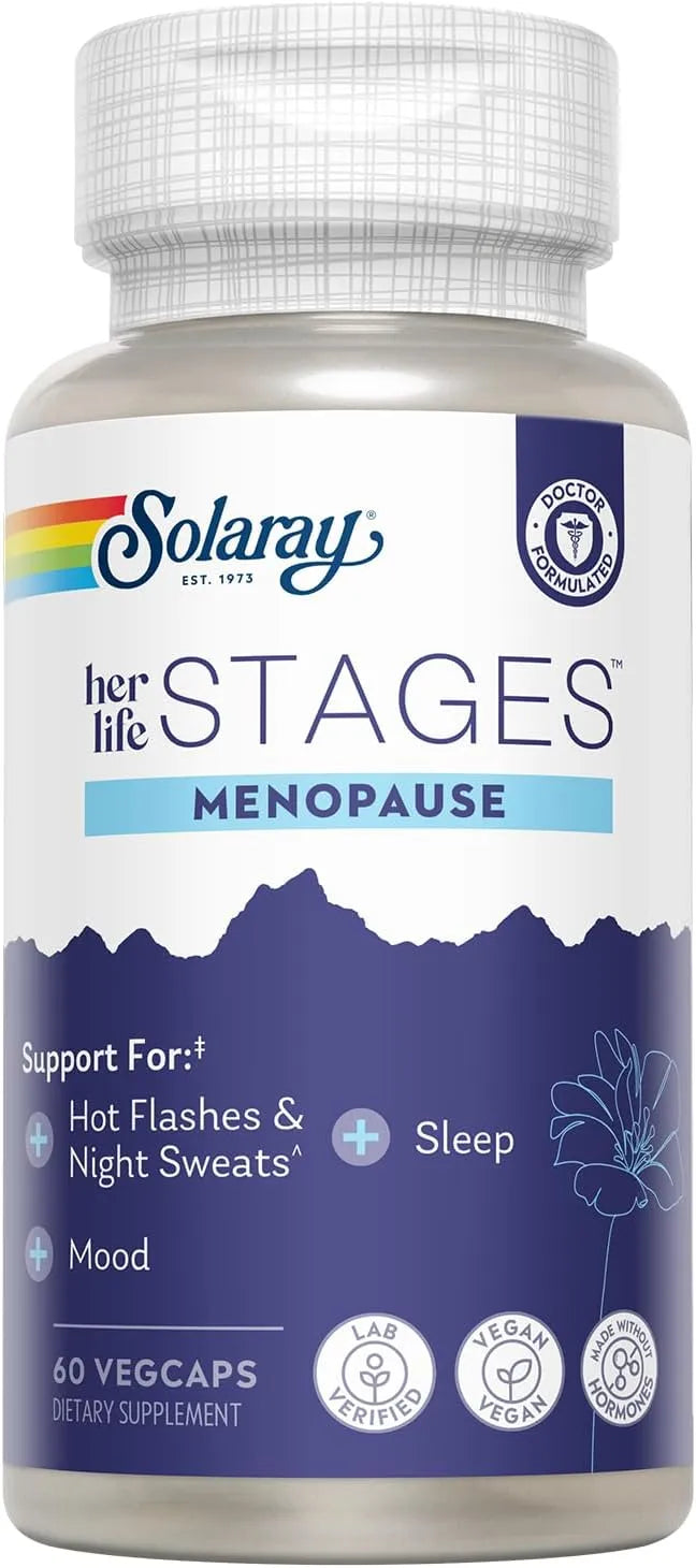 SOLARAY - SOLARAY Menopause her Life Stages 60 Capsulas - The Red Vitamin MX - Suplementos Alimenticios - {{ shop.shopifyCountryName }}