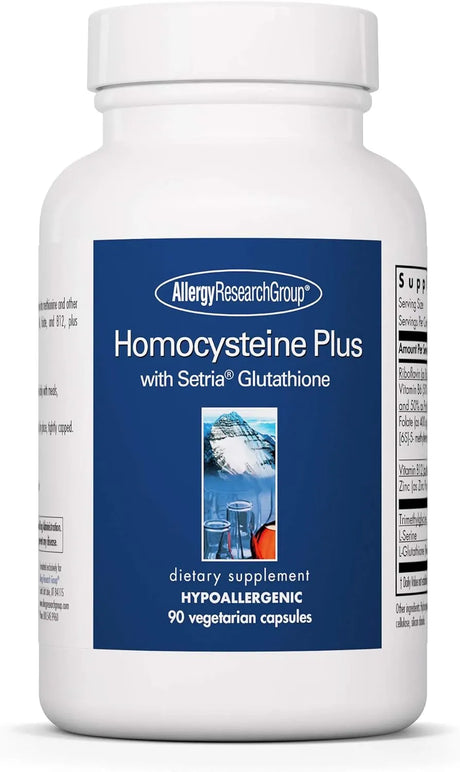 ALLERGY RESEARCH GROUP - Allergy Research Group Homocysteine Plus 90 Capsulas - The Red Vitamin MX - Suplementos Alimenticios - {{ shop.shopifyCountryName }}