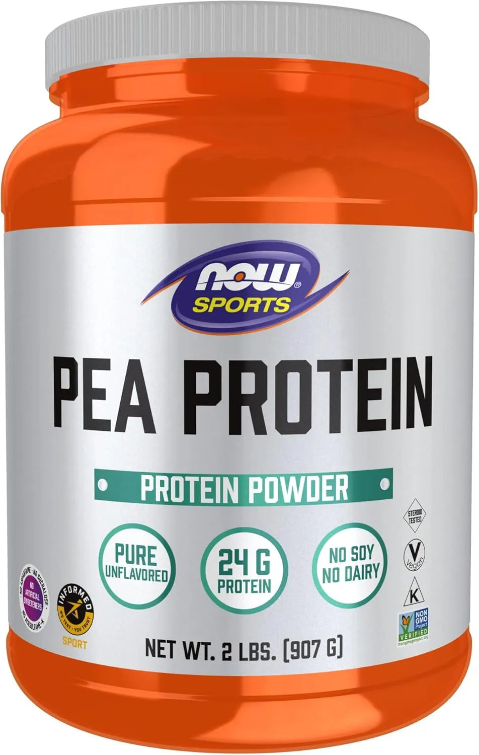 NOW SUPPLEMENTS - NOW Foods Sports Nutrition Pea Protein Unflavored 907Gr. - The Red Vitamin MX - Suplementos Alimenticios - {{ shop.shopifyCountryName }}