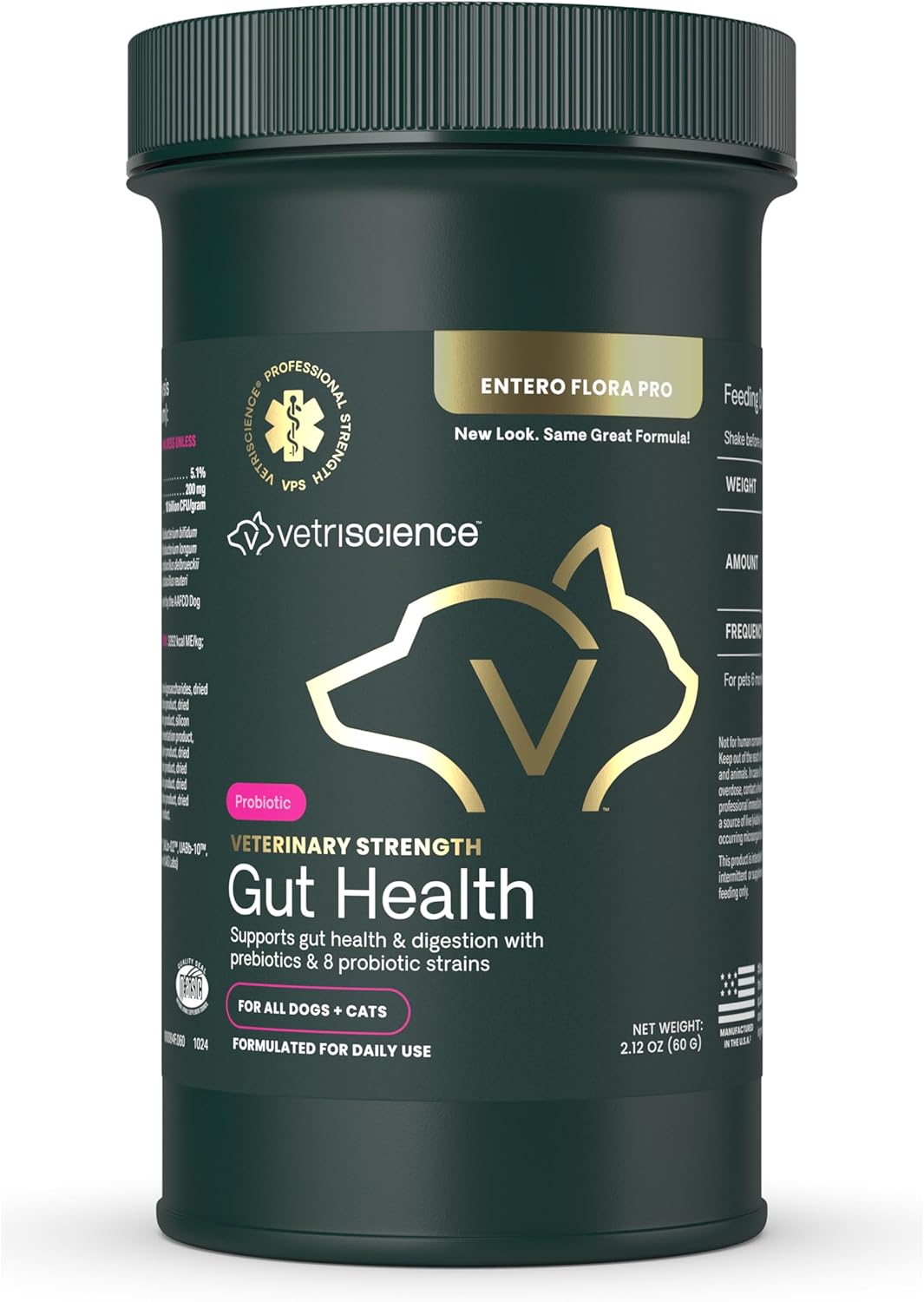 VetriScience Veterinary Strength Gut Health Powder 60 Servicios 60Gr.
