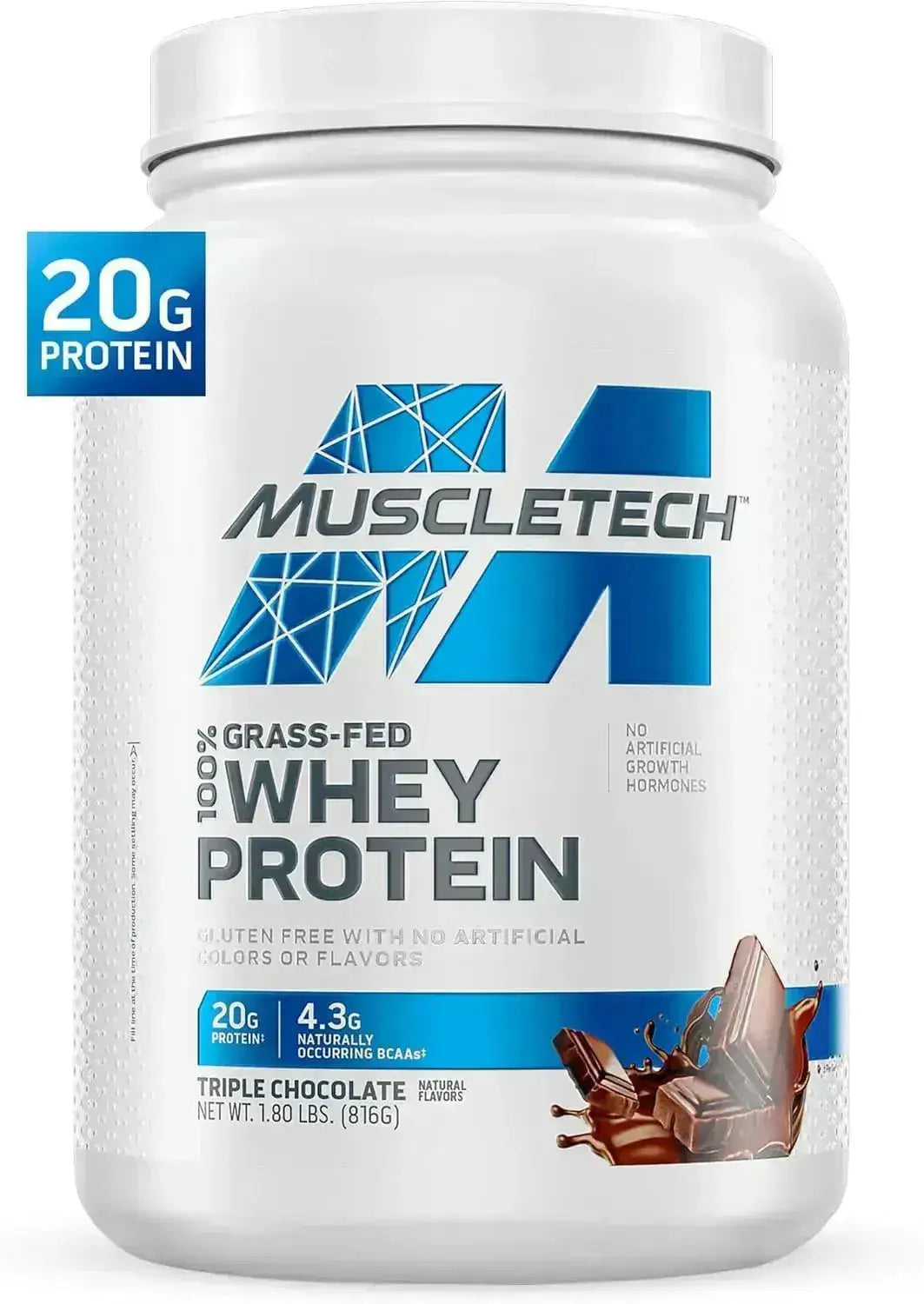 MUSCLETECH - Muscletech Grass-Fed Whey Protein Powder Triple Chocolate 816Gr. - The Red Vitamin MX - Suplementos Alimenticios - {{ shop.shopifyCountryName }}