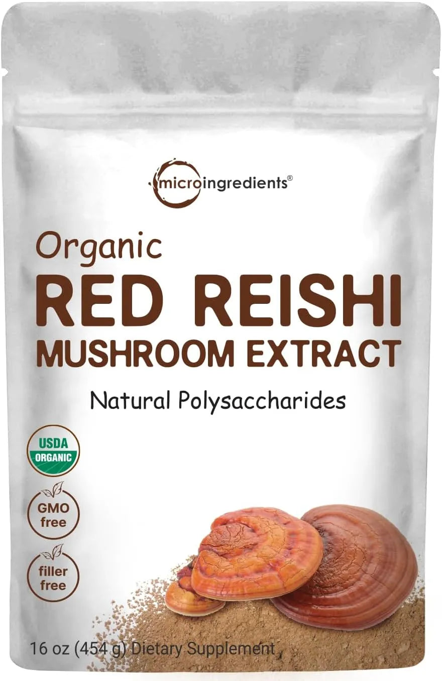 MICRO INGREDIENTS - Micro Ingredients Organic Reishi Mushroom Powder 454Gr. - The Red Vitamin MX - Suplementos Alimenticios - {{ shop.shopifyCountryName }}
