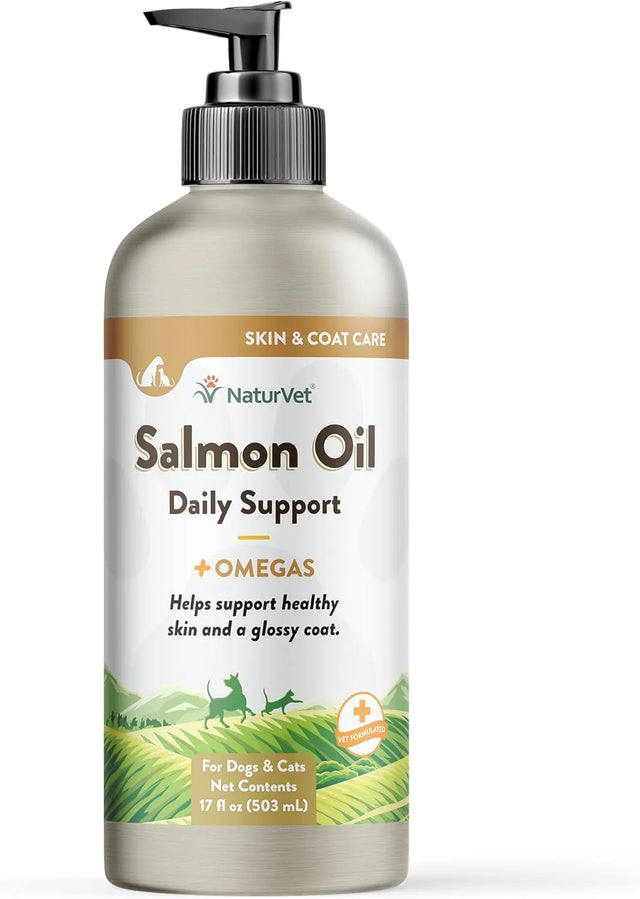 NATURVET - NaturVet Salmon Oil Skin & Coat Plus Omegas 17 Fl.Oz. - The Red Vitamin MX - Aceite De Pescado Para Perros - {{ shop.shopifyCountryName }}