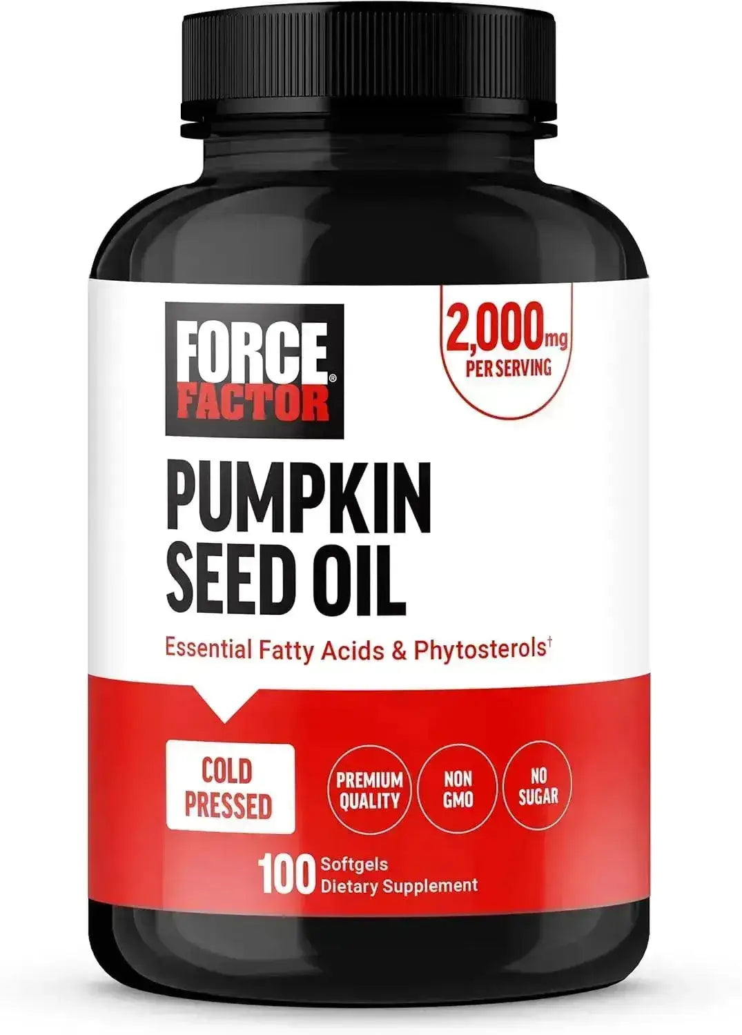 FORCE FACTOR - FORCE FACTOR Pumpkin Seed Oil 2000Mg. 100 Capsulas Blandas - The Red Vitamin MX - Suplementos Alimenticios - {{ shop.shopifyCountryName }}