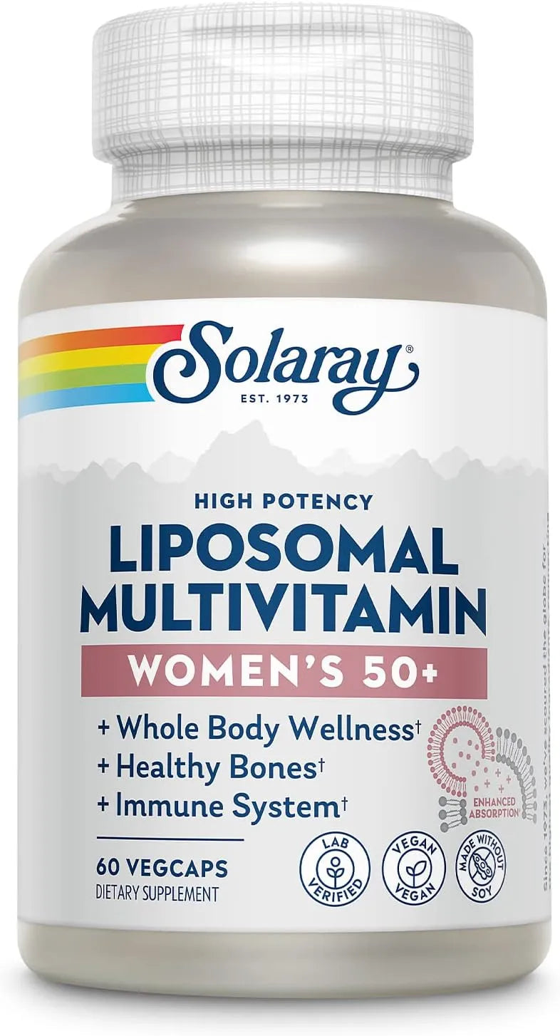 SOLARAY - SOLARAY Liposomal Multivitamin for Women 50 Plus 60 Capsulas - The Red Vitamin MX - Suplementos Alimenticios - {{ shop.shopifyCountryName }}