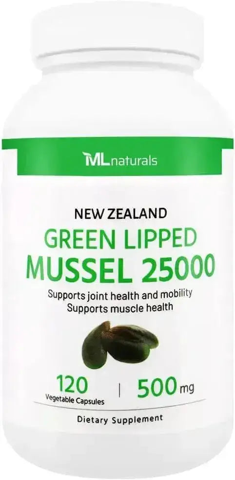 ML NATURALS - ML Naturals New Zealand Green Lipped Mussel 500Mg. 120 Capsulas - The Red Vitamin MX - Suplementos Alimenticios - {{ shop.shopifyCountryName }}