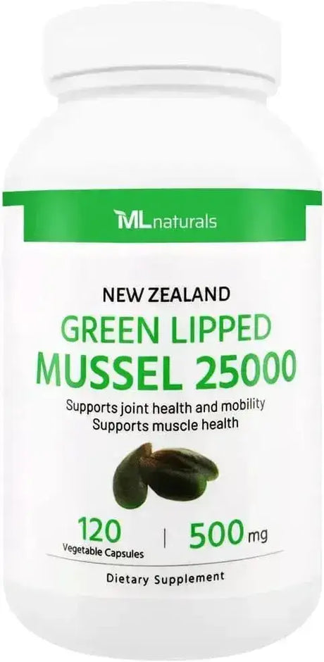 ML NATURALS - ML Naturals New Zealand Green Lipped Mussel 500Mg. 120 Capsulas - The Red Vitamin MX - Suplementos Alimenticios - {{ shop.shopifyCountryName }}