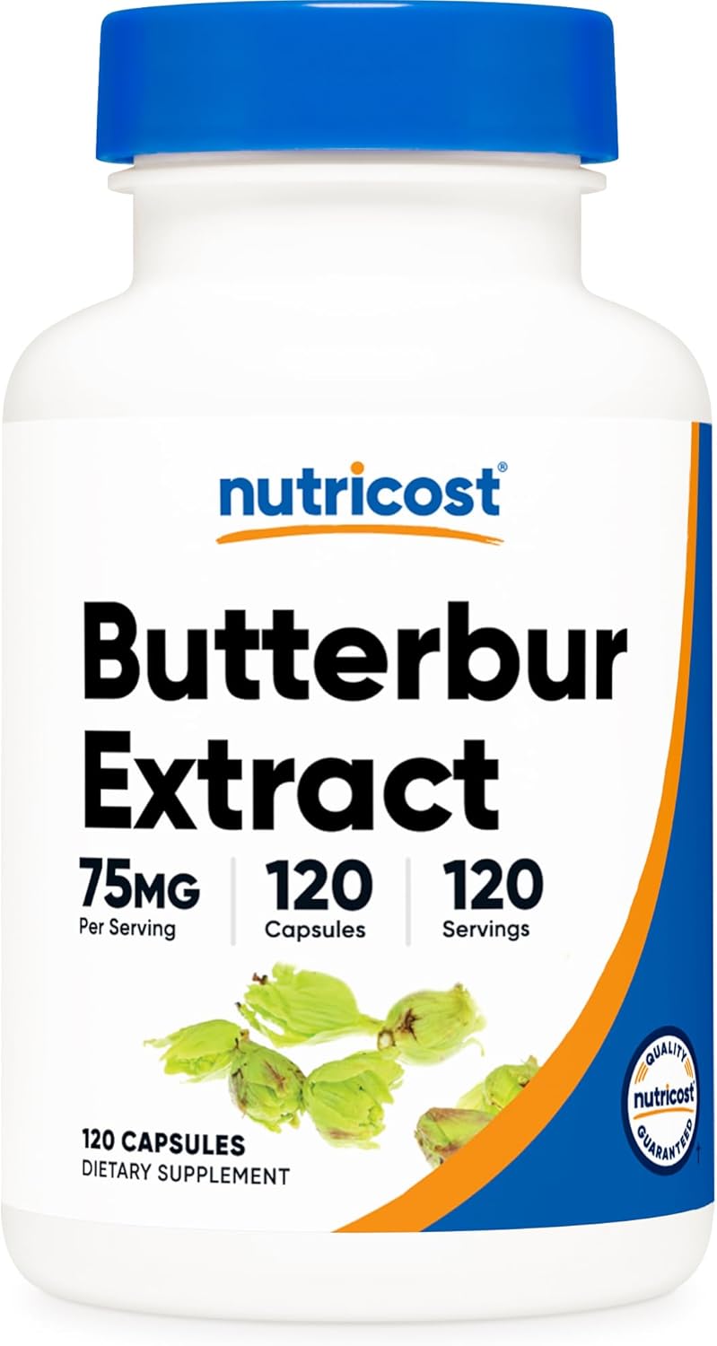 Nutricost Butterbur Extract 75Mg. 120 Capsulas