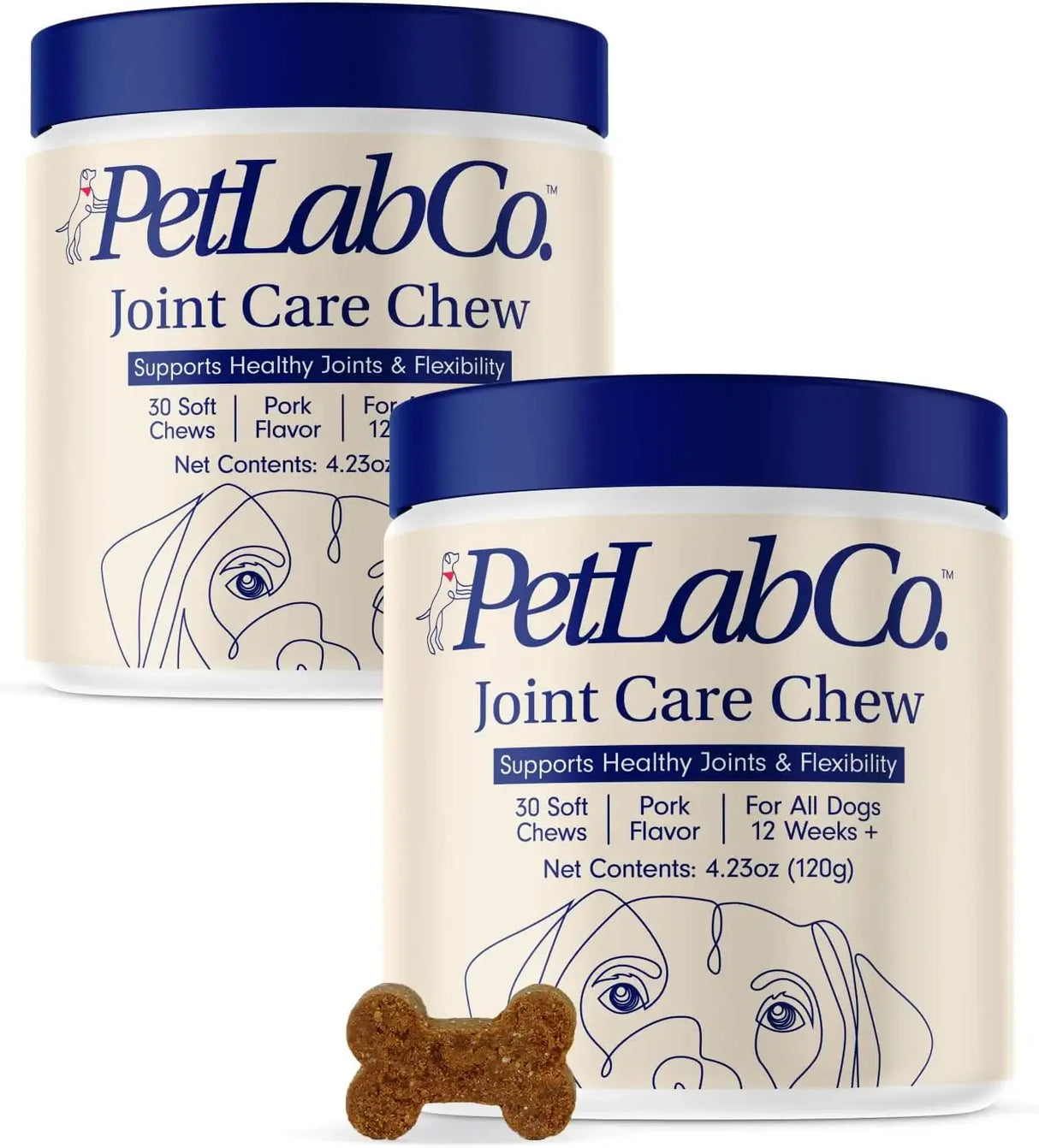 PETLAB CO. - PetLab Co. Joint Care Chews for Dogs Pork Flavor 30 Masticables 2 Pack - The Red Vitamin MX - Cuidado De Cadera Y Articulaciones Para Perros - {{ shop.shopifyCountryName }}