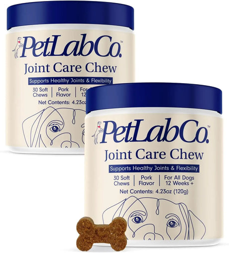 PETLAB CO. - PetLab Co. Joint Care Chews for Dogs Pork Flavor 30 Masticables 2 Pack - The Red Vitamin MX - Cuidado De Cadera Y Articulaciones Para Perros - {{ shop.shopifyCountryName }}