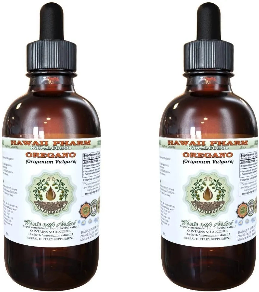 HAWAIIPHARM - Hawaii Pharm Oregano Alcohol-Free Liquid Extract 2 Fl.Oz. 2 Pack - The Red Vitamin MX - Suplementos Alimenticios - {{ shop.shopifyCountryName }}
