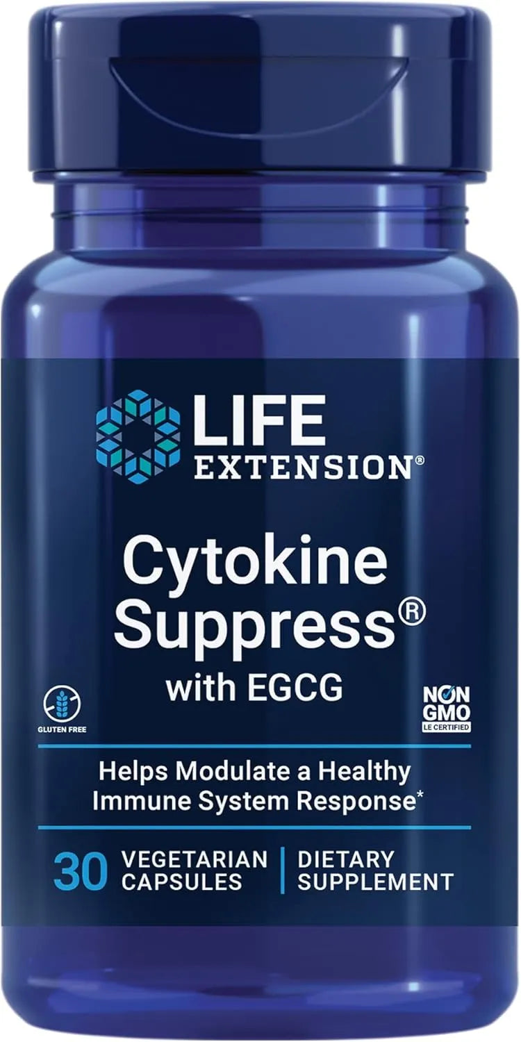 LIFE EXTENSION - Life Extension Cytokine Suppress with EGCG 30 Capsulas - The Red Vitamin MX - Suplementos Alimenticios - {{ shop.shopifyCountryName }}