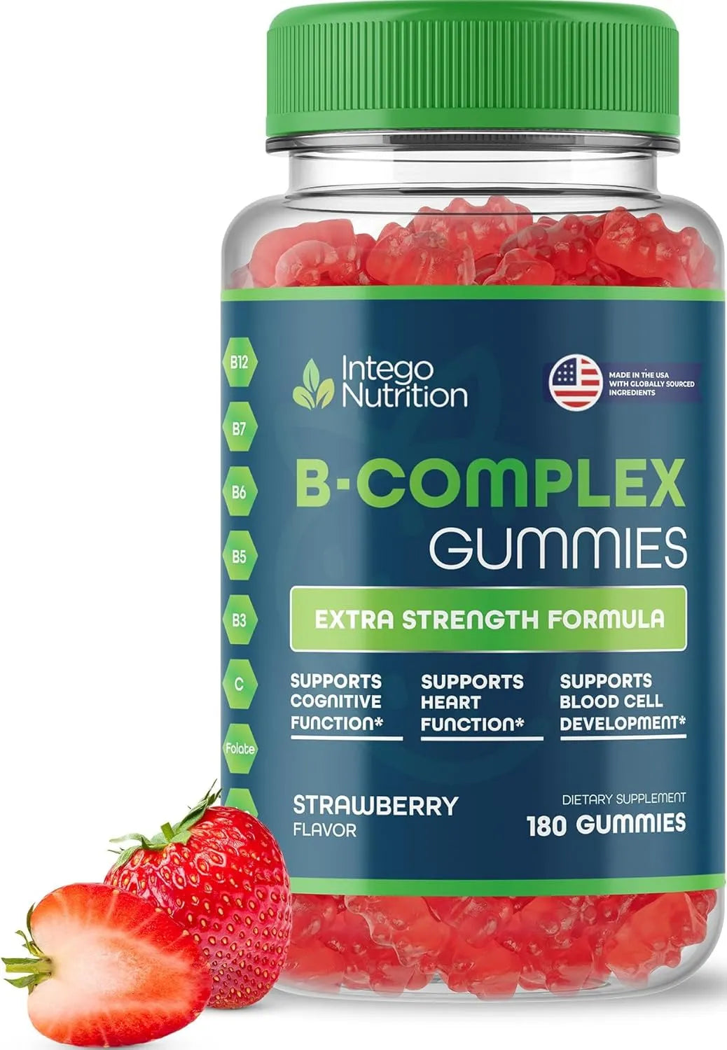 INTEGO NUTRITION - INTEGO NUTRITION Vitamin B Complex Gummies 180 Gomitas - The Red Vitamin MX - Suplementos Alimenticios - {{ shop.shopifyCountryName }}
