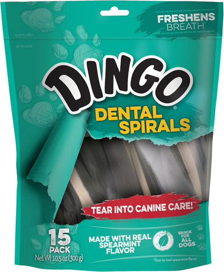DINGO - Dingo Dental Spirals for Tarter Control and Freshening Breath Large Dogs 15 Piezas - The Red Vitamin MX - Cuidado Dental Para Perros - {{ shop.shopifyCountryName }}