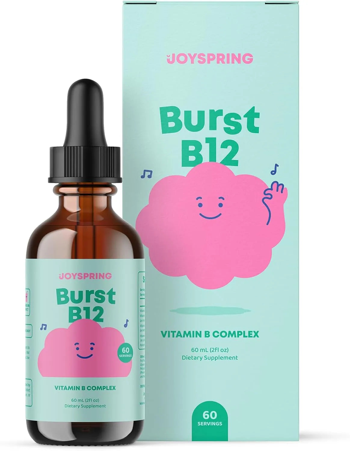 JOYSPRING - JoySpring Burst B12 Drops Vitamin B Complex for Kids 2 Fl.Oz. - The Red Vitamin MX - Suplementos Alimenticios - {{ shop.shopifyCountryName }}