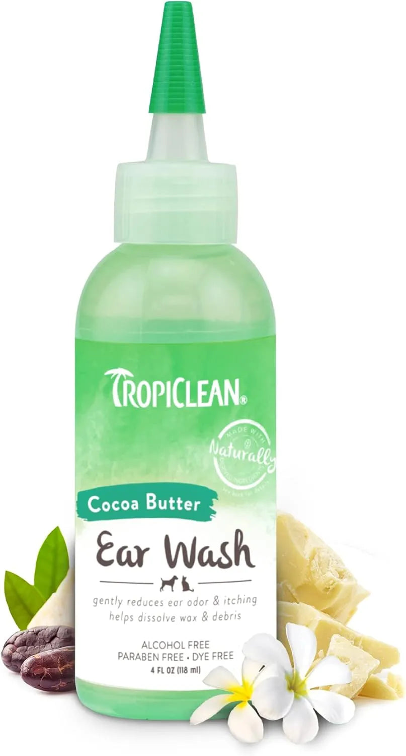 TROPICLEAN - TropiClean Dog Ear Wash 4 Fl.Oz. - The Red Vitamin MX - Cuidado Del Oído De Perros - {{ shop.shopifyCountryName }}