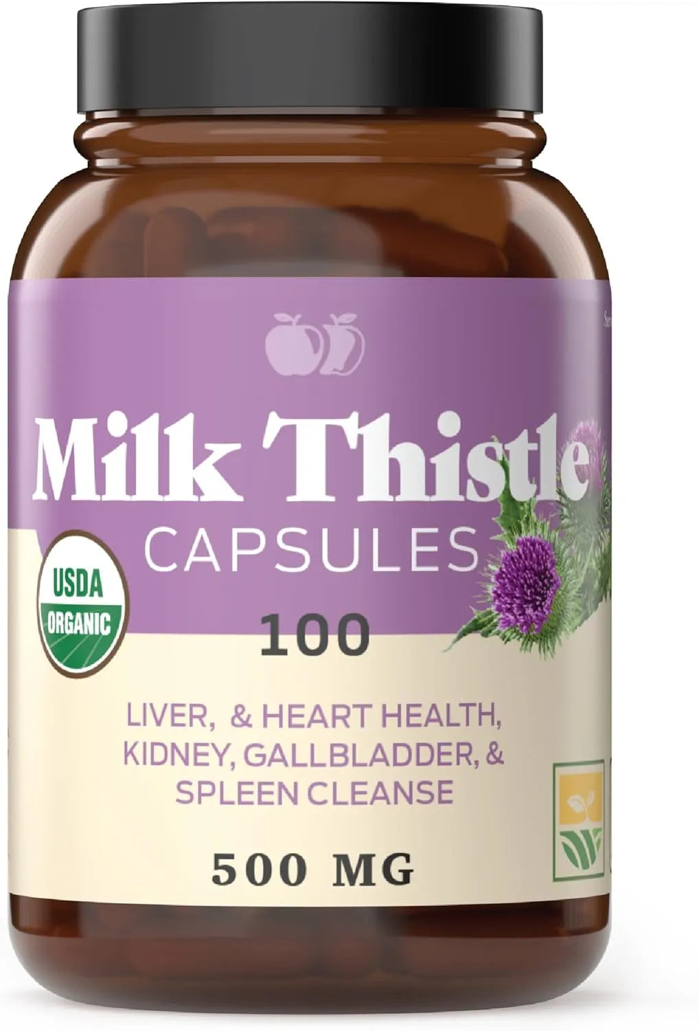 COMPLETE NATURAL PRODUCTS - Complete Natural Products Pure Organic Milk Thistle 500Mg. 100 Capsulas - The Red Vitamin MX - Suplementos Alimenticios - {{ shop.shopifyCountryName }}