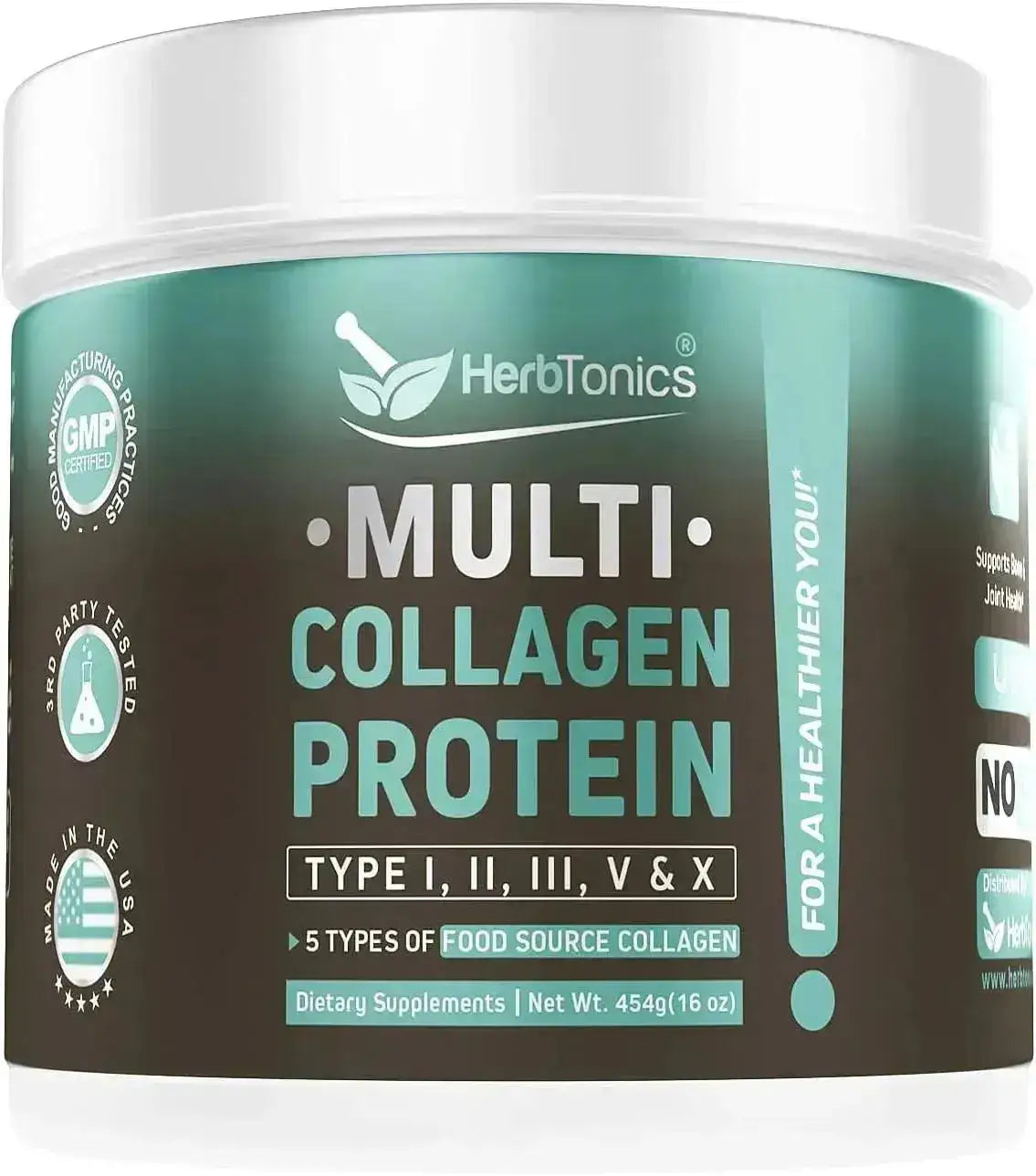 HERBTONICS - Herbtonics Multi Collagen Protein Powder 454Gr. - The Red Vitamin MX - Suplementos Alimenticios - {{ shop.shopifyCountryName }}