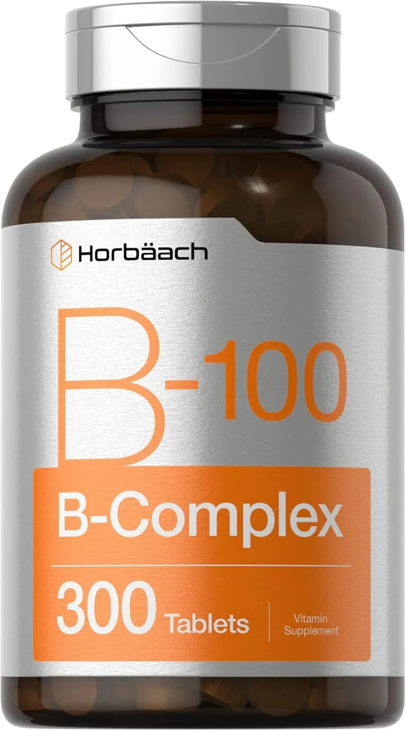 HORBAACH - Horbaach Vitamin B-100 Complex 300 Tabletas - The Red Vitamin MX - Suplementos Alimenticios - {{ shop.shopifyCountryName }}
