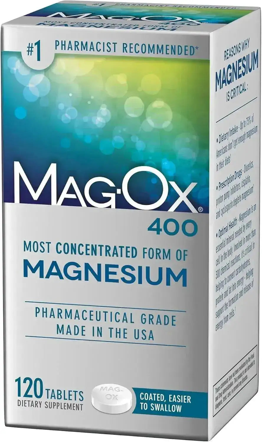 MAG-OX - Mag-Ox 400 Magnesium 120 Tabletas - The Red Vitamin MX - Suplementos Alimenticios - {{ shop.shopifyCountryName }}