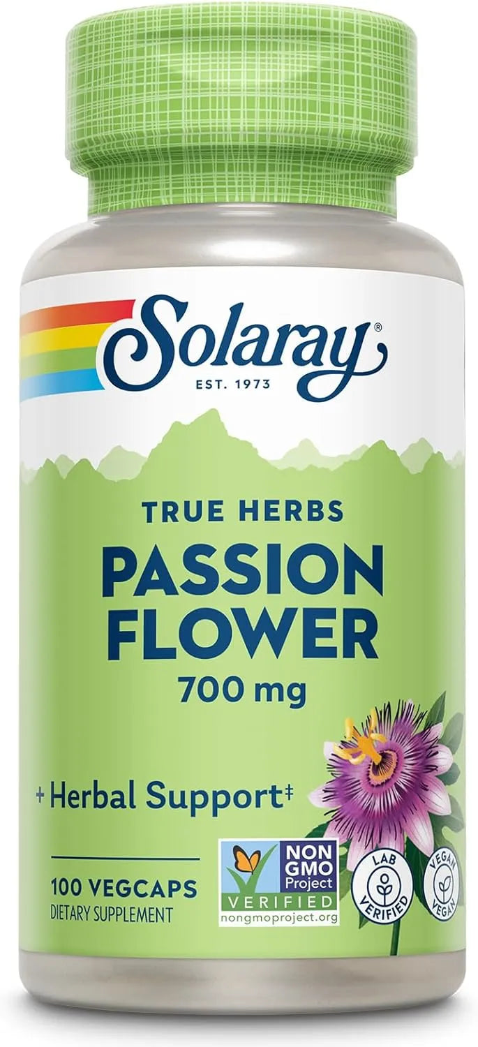 SOLARAY - SOLARAY Passion Flower 700Mg. 100 Capsulas - The Red Vitamin MX - Suplementos Alimenticios - {{ shop.shopifyCountryName }}