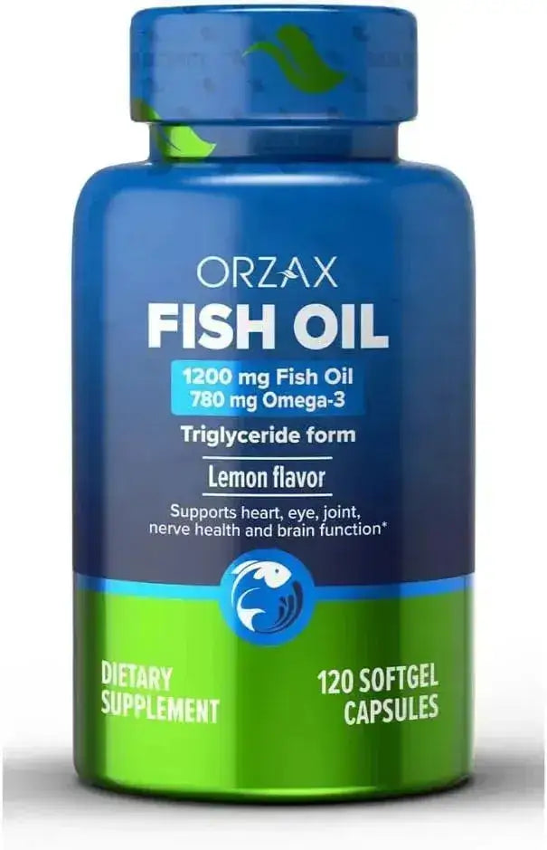 ORZAX - ORZAX Omega 3 Fish Oil 1200Mg. 120 Capsulas Blandas - The Red Vitamin MX - Suplementos Alimenticios - {{ shop.shopifyCountryName }}