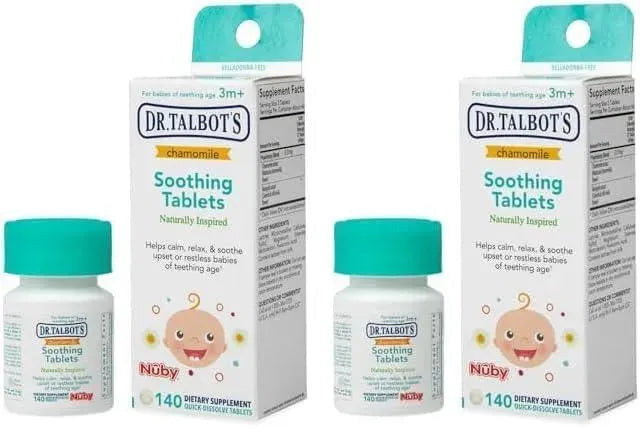 DR. TALBOT'S - Dr. Talbot's Chamomile Soothing Tablets 140 Tabletas 2 Pack - The Red Vitamin MX - Suplementos Alimenticios - {{ shop.shopifyCountryName }}