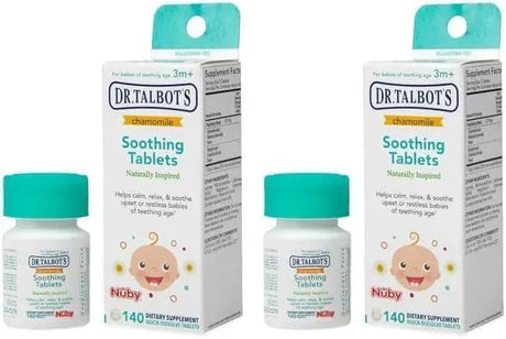 DR. TALBOT'S - Dr. Talbot's Chamomile Soothing Tablets 140 Tabletas 2 Pack - The Red Vitamin MX - Suplementos Alimenticios - {{ shop.shopifyCountryName }}