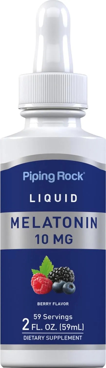 PIPING ROCK - Piping Rock Liquid Melatonin 10Mg. Berry Flavor 2 Fl.Oz. - The Red Vitamin MX - Suplementos Alimenticios - {{ shop.shopifyCountryName }}