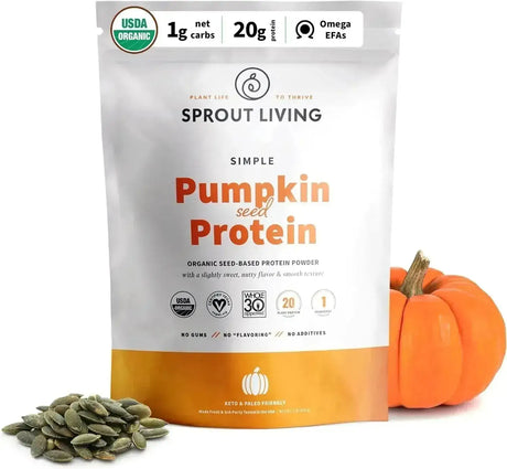 SPROUT LIVING - Sprout Living Simple Pumpkin Seed Protein Powder 454Gr. - The Red Vitamin MX - Suplementos Alimenticios - {{ shop.shopifyCountryName }}