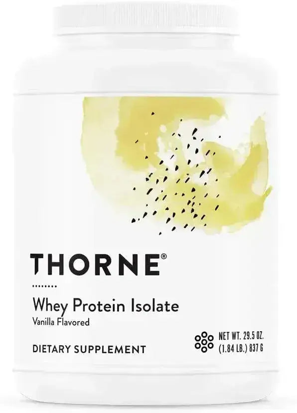 THORNE RESEARCH - THORNE Whey Protein Isolate Vanilla Flavored 30 Servicios 837Gr. - The Red Vitamin MX - Suplementos Alimenticios - {{ shop.shopifyCountryName }}