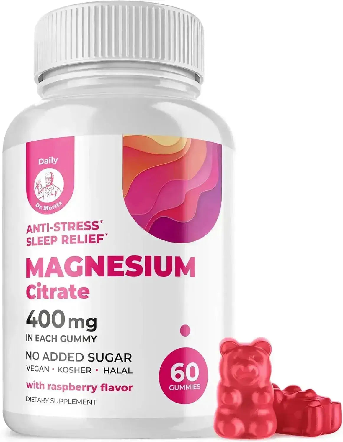 DR. MORITZ - DR. MORITZ Magnesium Gummies Sugar-Free 400Mg. 60 Gomitas - The Red Vitamin MX - Suplementos Alimenticios - {{ shop.shopifyCountryName }}