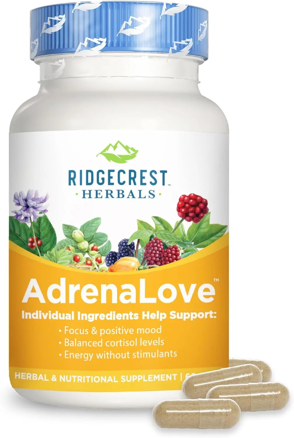 RIDGECREST HERBALS - Ridgecrest Herbals AdrenaLove 60 Capsulas - The Red Vitamin MX - Suplementos Alimenticios - {{ shop.shopifyCountryName }}